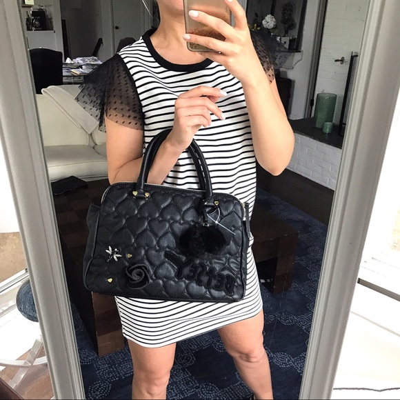 LAST ONE, S/L Black White Stripe Mini Dress 🖤 - Picture 4 of 7